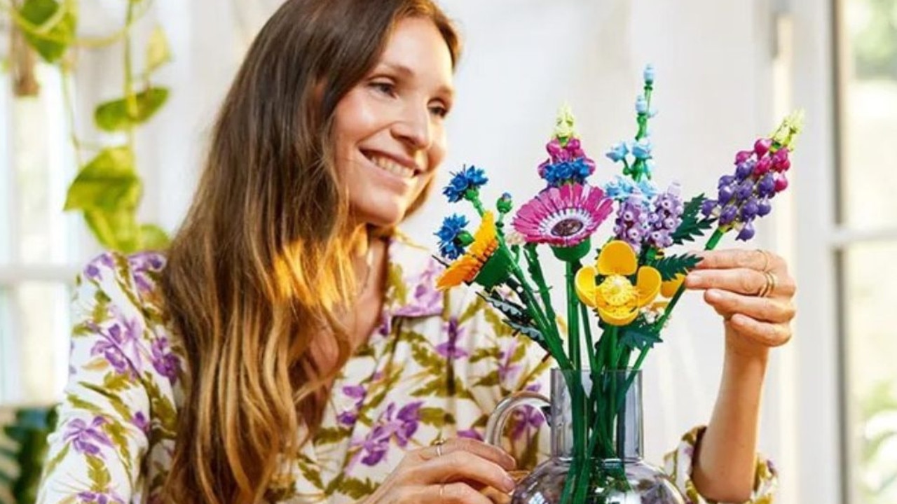 The Wildflower Bouquet from the LEGO Botanical Collection went absolutely viral on TikTok. Picture: LEGO
