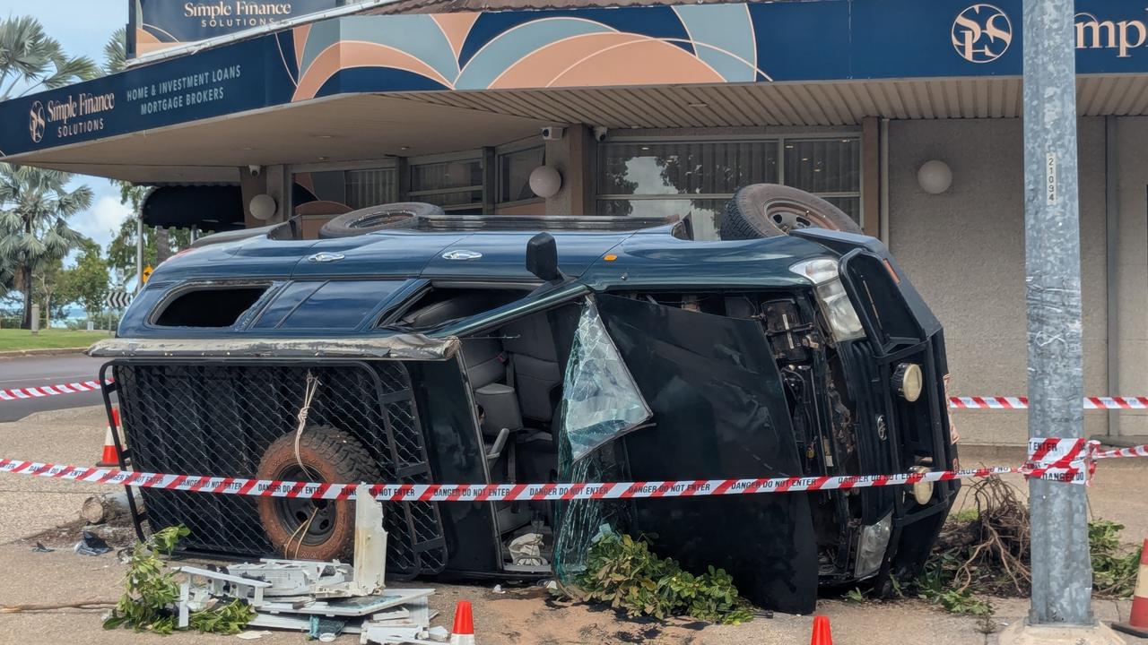 Smashed, stolen and written off: Fannie Bay crash mayhem