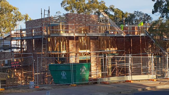 Urban infill within the Campbelltown Council area. Picture: Colin James