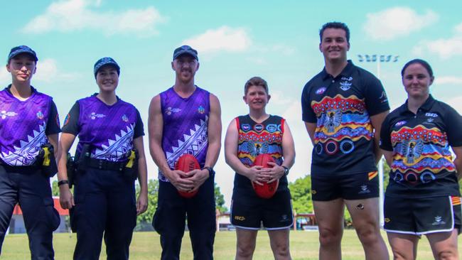 NTPFES will clash with the ADF in an Anzac Day footy match. Picture: Ryan Saxelby / AFLNT Media