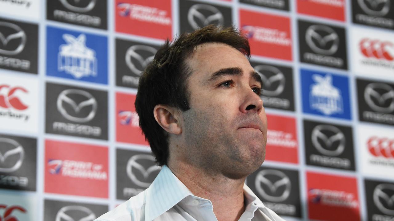 Brad Scott’s tenure as North coach was cut short.