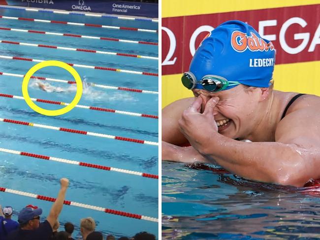 Katie Ledecky is the GOAT. Photo: YouTube, USA Swimming.