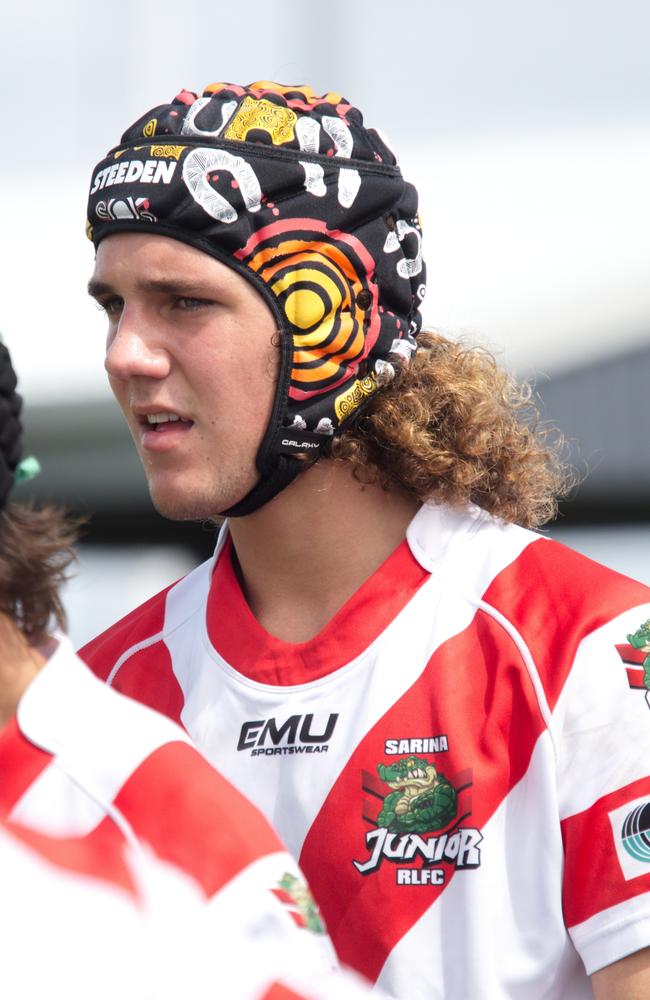 Cameron Stevens in the Magpies and Norths clash in the RLMD U16s semi final, August 21, 2021. Picture: Marty Strecker