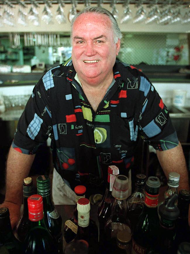 Gary Balkin at his GB'S Seafood Grill &amp; Wine Bar in Fortitude Valley in the 1990s