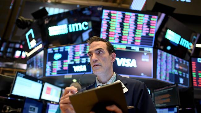 The Dow Jones rallied more than 500 points overnight on Wednesday after the release of US inflation figures. Picture: Johannes Eisele/AFP