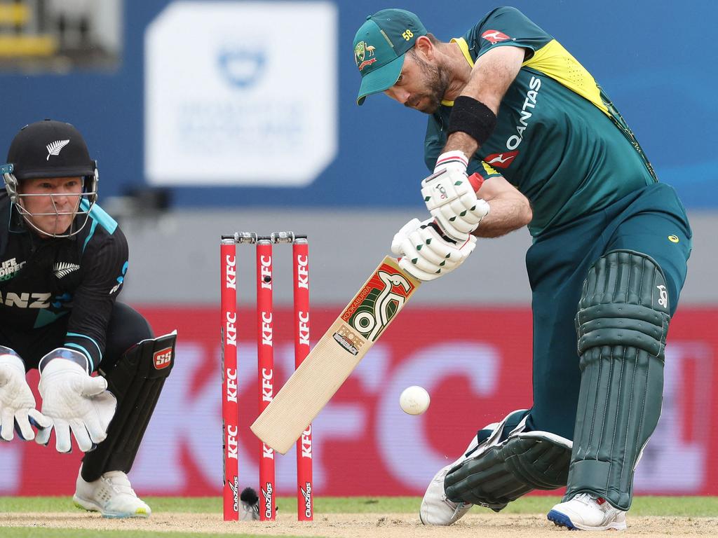 Glenn Maxwell has made his name in limited overs cricket, as T20 leagues’ creep continues across the world - to the detriment of Test cricket. Picture: AFP