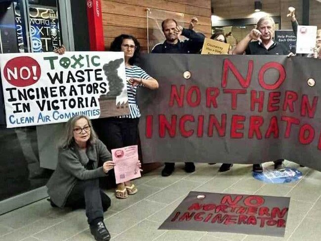 Wollert and neighbouring suburb residents rallying to stop Cleanaway from establishing a waste-to-energy incinerator just kilometres away from schools, residential estates and old age homes that they say will fill their air with toxins. Picture: supplied.