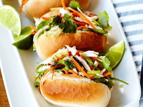 WFH LUNCHES: Vietnamese-style chicken rolls.