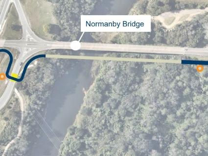 First look at new Gympie foot and bike bridge over Normanby