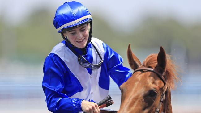 Alysha Collett rides Amazing Nicci for trainer Gary Portelli. Picture: Getty Images