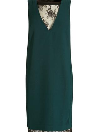 The subtle lace detail on this dress is gorgeous NEXT emerald lace dress $78, next.com.au.