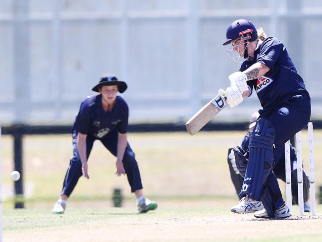 Geelong's Steph Townsend was named the player of the match in the grand final. Picture: Alan Barber