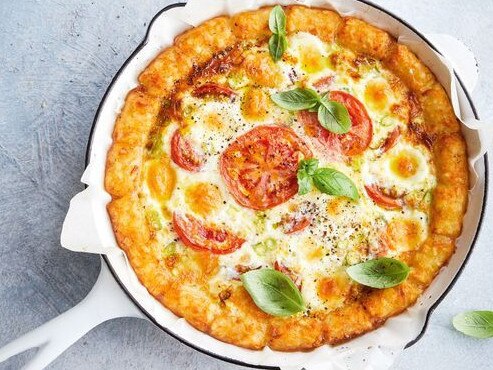 This is definitely the easiest frittata we’ve ever tried and is a certified crowd-pleaser.