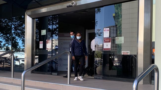 Zoe Zador leaves Maroochydore District Court after being sentenced for arson and attempted fraud. Picture: Aisling Brennan