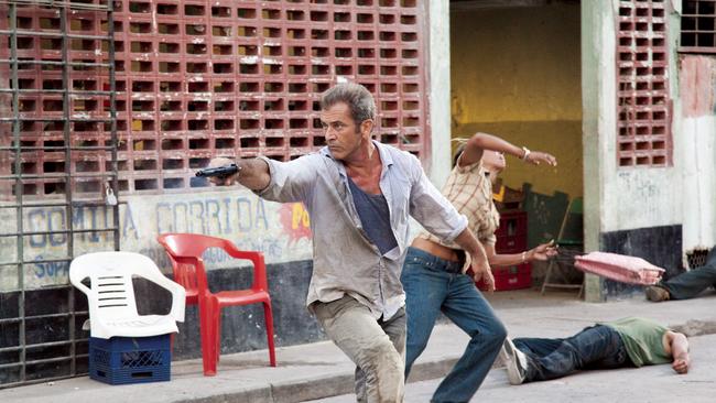 The action scenes are a highlight in Get the Gringo.