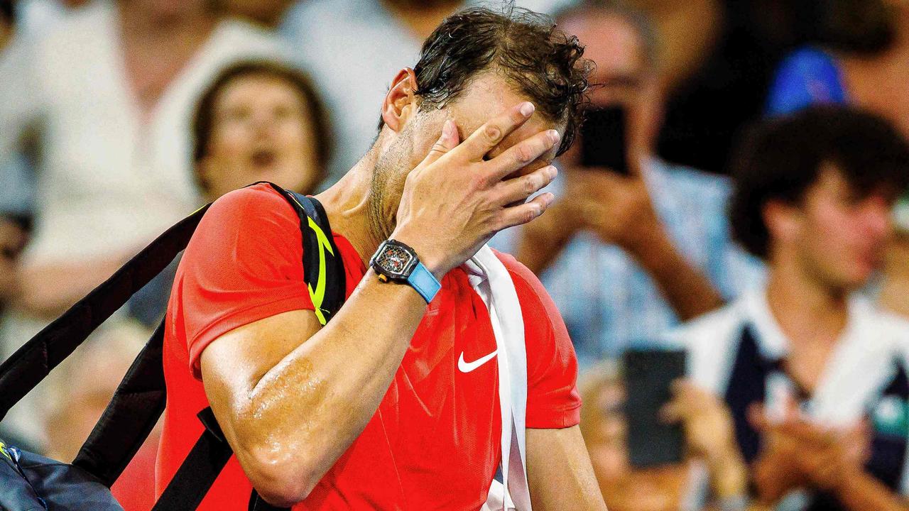 Nadal’s Aus Open is now in some doubt. (Photo by Patrick HAMILTON / AFP)