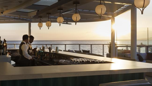 Luxury Silversea cruise ship Silver Nova has docked in Darwin, marking its inaugural visit to Australia. Picture: Supplied.