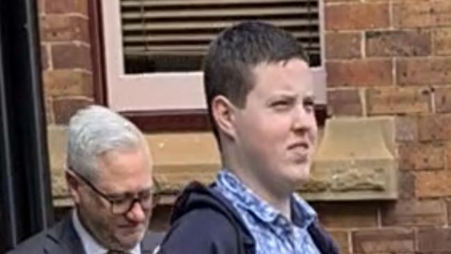 Dyson Hogan, right, outside Nowra Local Court, September 6. Picture: Nathan Schmidt