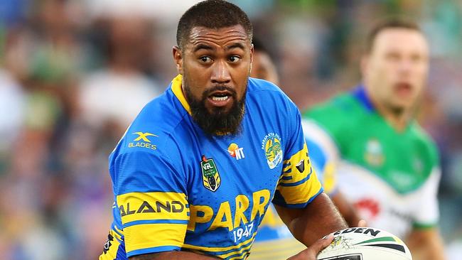 Frank Pritchard was restricted to just eight games with the Eels in 2017 Photo: Mark Nolan