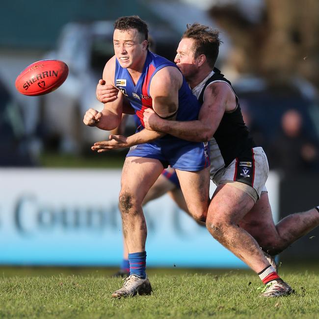Terang-Mortlake coach Lewis Taylor. Picture Yuri Kouzmin