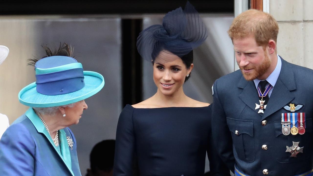 The decision marks a huge break in Meghan and Harry’s position in his family. Picture: Chris Jackson/Getty Images