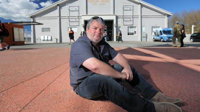 Oktoberfest organiser Stuart Harris who may have to cancel the event because council have reneged on hiring him chairs.