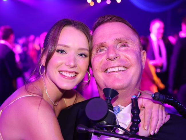 Allis Saward and Perry Cross at the Perry Cross Spinal Research Foundation Everything is Possible Gala 2024 at The Star Gold Coast for Gold Coast at Large. Picture, Portia Large.