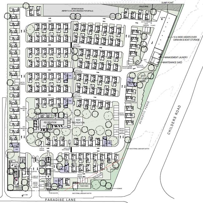 If the application is given the green light by Bundaberg council, the empty lot will be transformed through the construction of 142 one- and two-bedroom units over six stages.