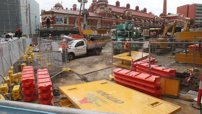 Major construction has flourished in the city of Melbourne in recent years. Picture: David Crosling