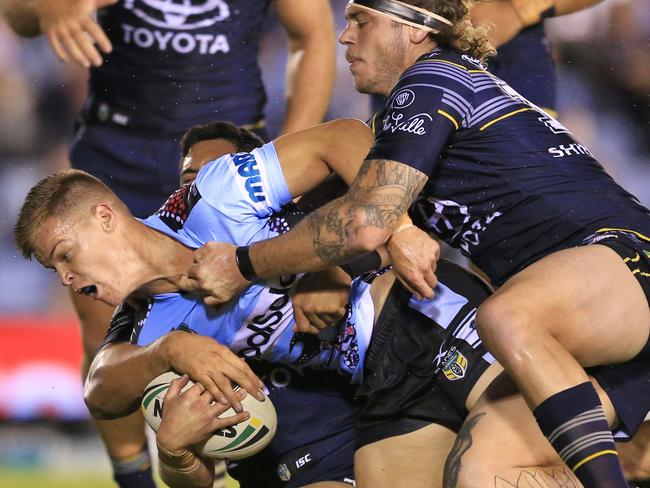 Jayden Brailey goes close to scoring during last Thursday’s win over North Queensland. Picture: Mark Evans