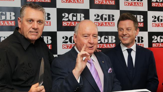 Ben Fordham (right) is replacing Alan Jones as breakfast host despite Ray Hadley (left) having previously been tapped to take over the spot.