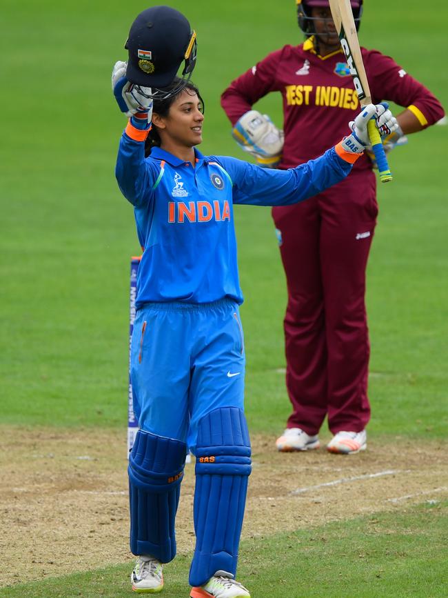 Smriti Mandhana was one of India’s best at last year’s World Cup. Pic: Getty Images