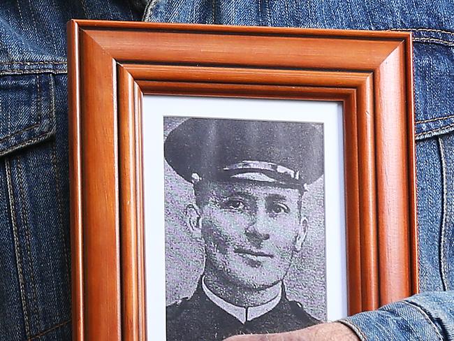 Kevin Hawke of Rokeby who has his grandfather Ernest Hawke's war diary from World War I and a picture of him while in service. Ernest Hawke served with the New Zealand Army Corp as he was working as a teacher in New Zealand when war broke out.