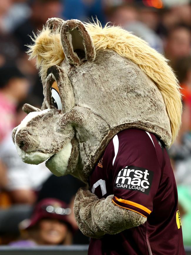 PETA want only the human Broncos mascot to be used. (Photo by Chris Hyde/Getty Images)