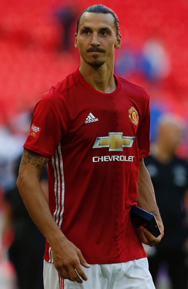 Manchester United's Swedish striker Zlatan Ibrahimovic.