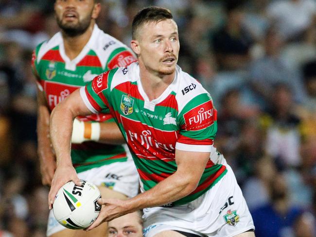 Damien Cook in action for the Rabbitohs last year/