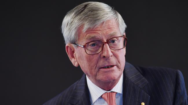 Justice Murray Gleeson is one of four retired Australian judges serving on Hong Kong courts in a private capacity. Picture: AAP Image/Paul Miller