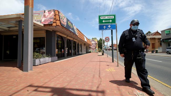 The lockdown was sparked after a man lied about his link to the Woodville Pizza Bar. Picture: Kelly Barnes/Getty Images