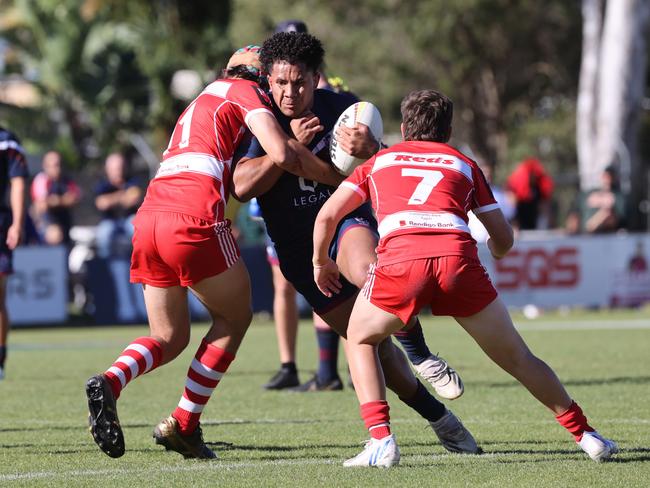 Langer Trophy schoolboy rugby league grand final between Palm Beach Currumbin SHS and Ipswich SHS. Picture: Nigel Hallett