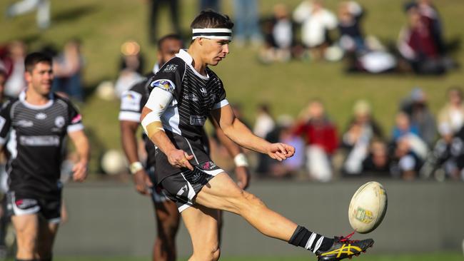 Narrabeen halfback Will Kelly was the standout player in Sunday’s grand final against Berowra. Picture: Julian Andrews.