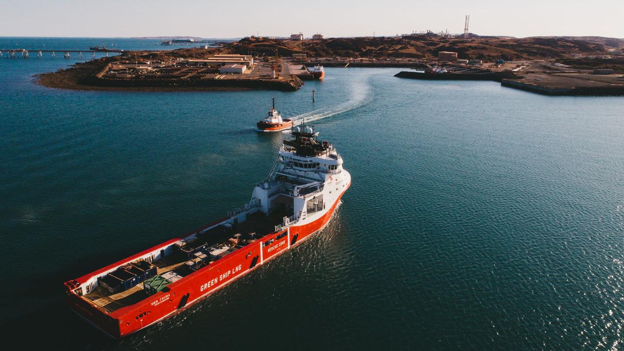 Woodside’s Siem Thiima, an LNG-powered support vessel.