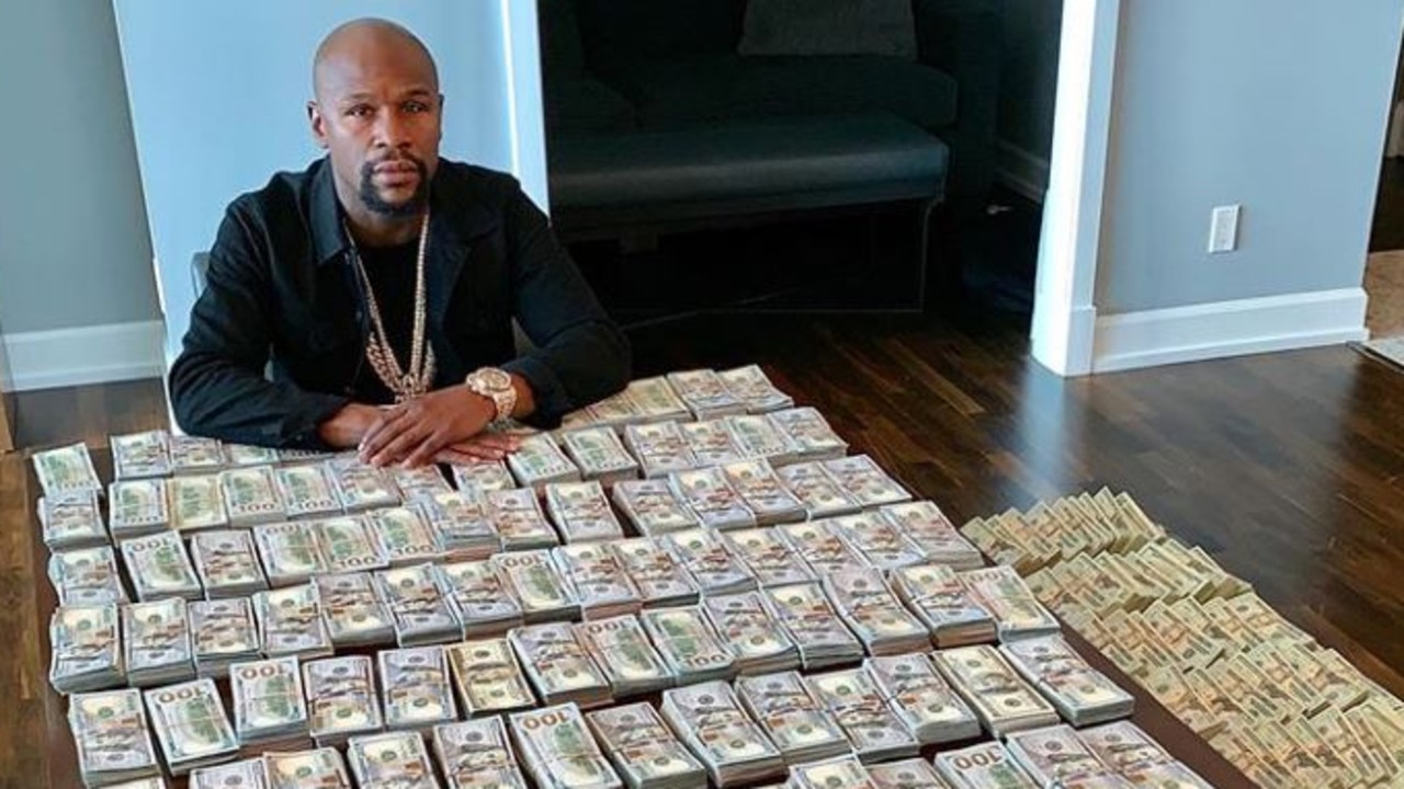 Floyd Mayweather isn't shy about his money.