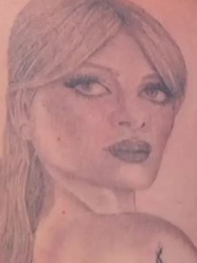 This tattoo is meant to be Nicola. Picture: Instagram