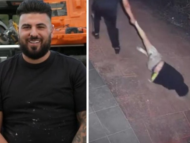 A Melbourne tradie recounted the moment he confronted a wannabe thief armed with a knife. Picure: A Current Affair