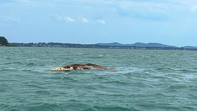 The carcass off Wellington Point.