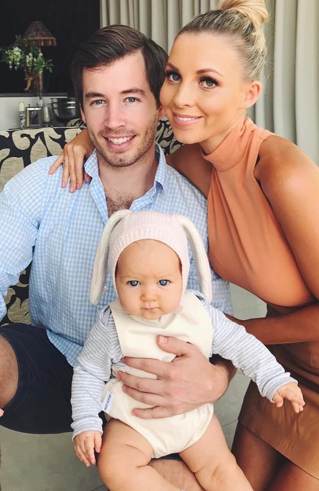 Hannah Polites with her family.