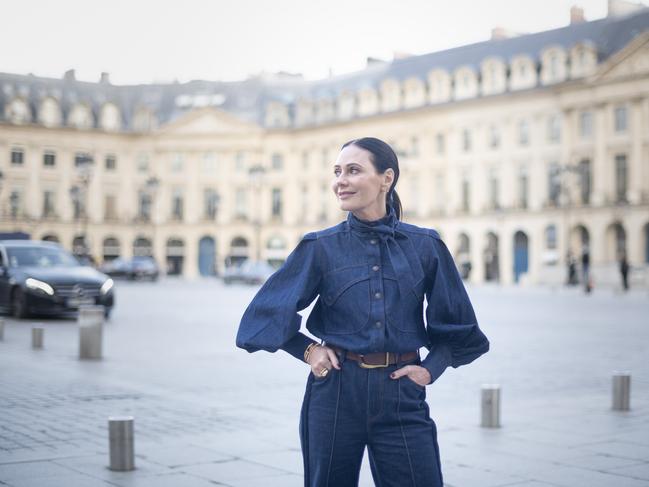 Australian designer Nicky Zimmermann in Paris. Photo: Xavier Schwebel