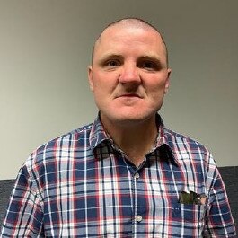 Michael Pearce, aged 37, was charged with breaching his reporting obligations as a registrable person on the Child Protection Register. Picture: NSW Police