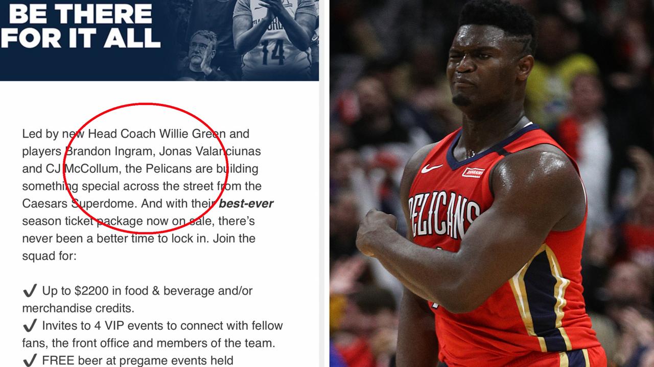 Zion Williamson's future is up in the air.