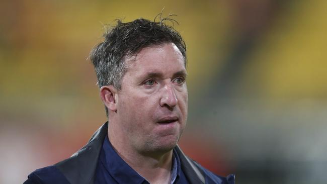 Roar coach Robbie Fowler was stunned by the loss. Picture: John Cowpland